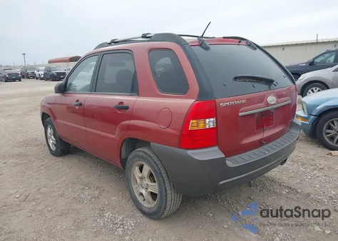 2007 Kia Sportage Lx from USA, damaged, VIN KNDJF724877442490